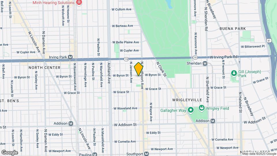 1411 W Byron St Map and Location Details