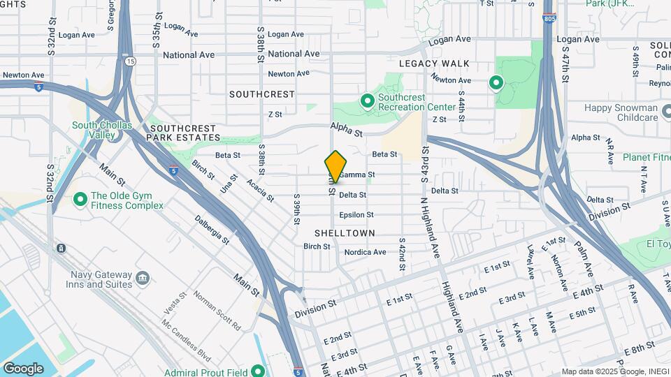 4006-4008 Delta St Map and Location Details