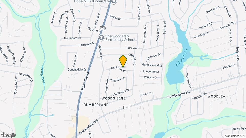 4716 Bent Pine Dr Map and Location Details