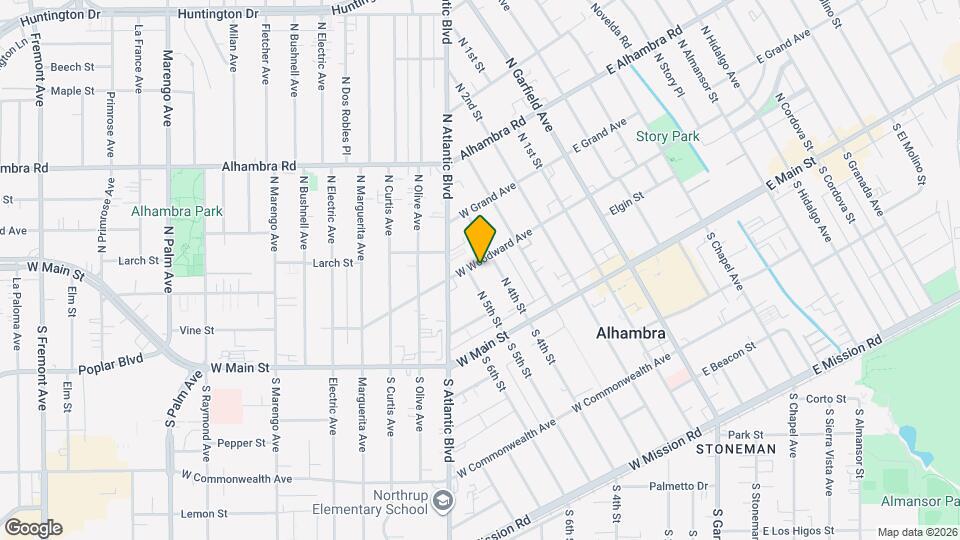 Woodward Manor Map and Location Details