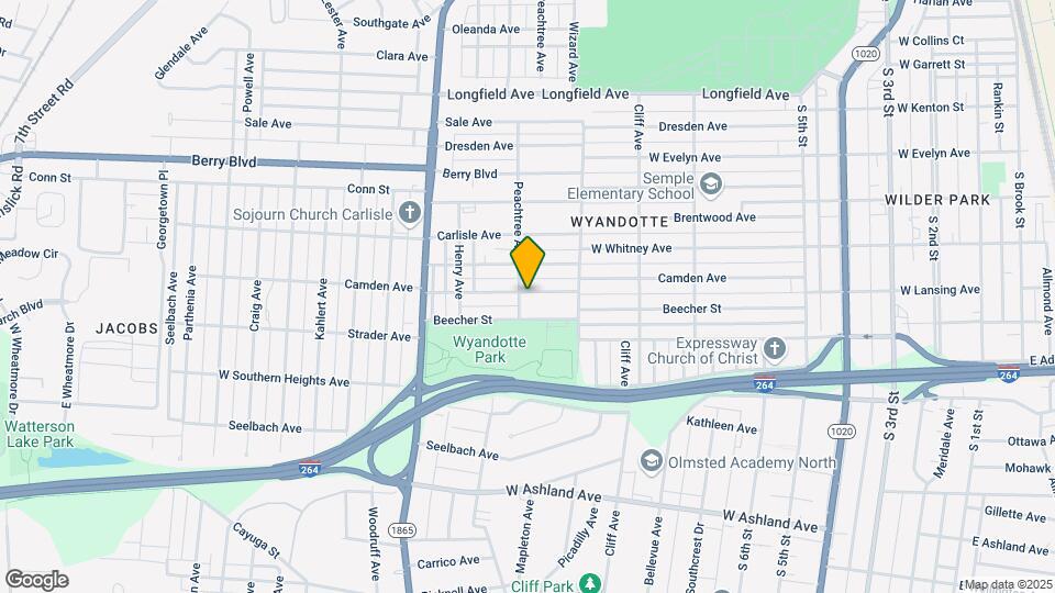 1028 Camden Ave Map and Location Details