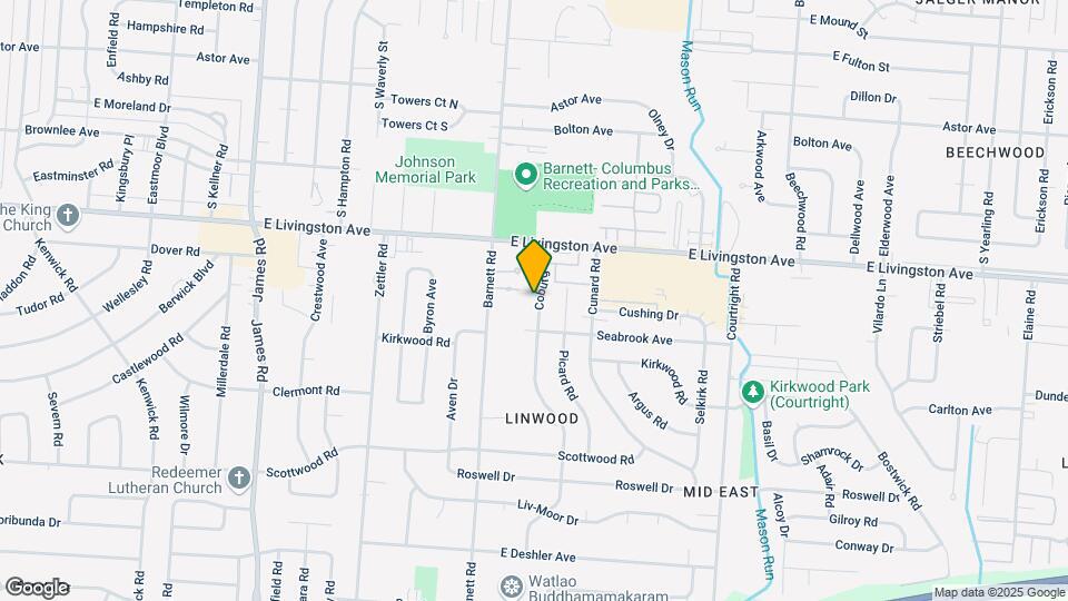 1341 Coburg Rd Map and Location Details