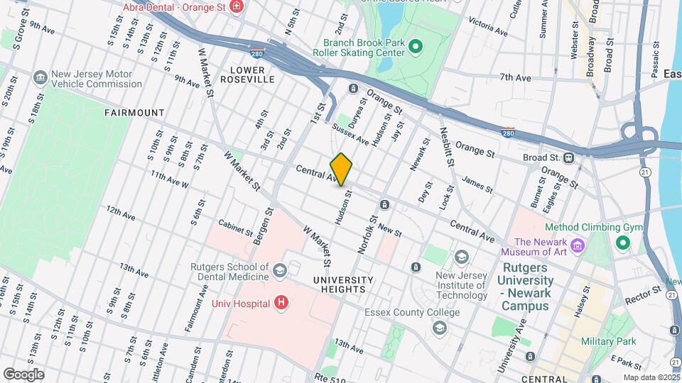 117 Hudson St Map and Location Details