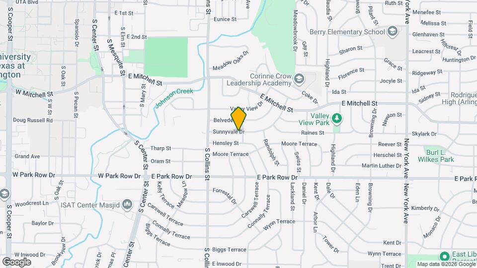 1006 Sunnyvale Dr Map and Location Details