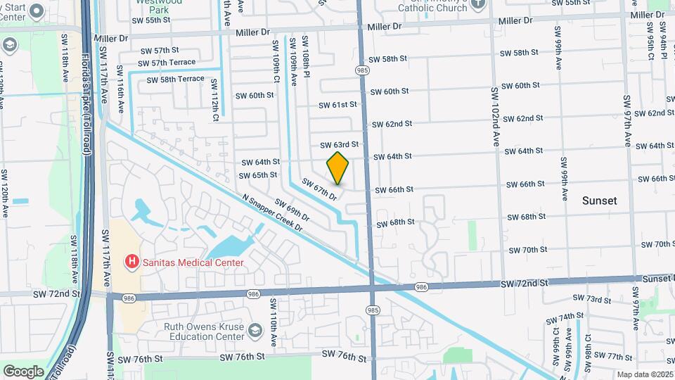 10760 SW 66th Dr Map and Location Details