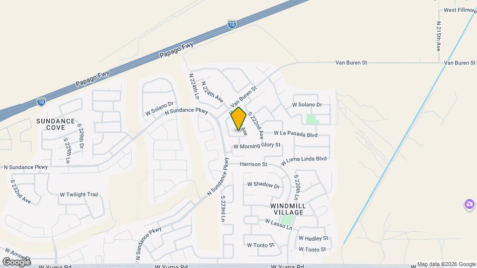 22300 W La Pasada Blvd Map and Location Details