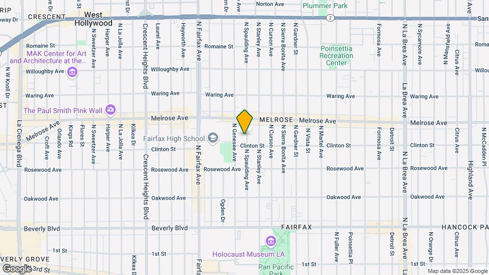 617 N Spaulding Ave Map and Location Details