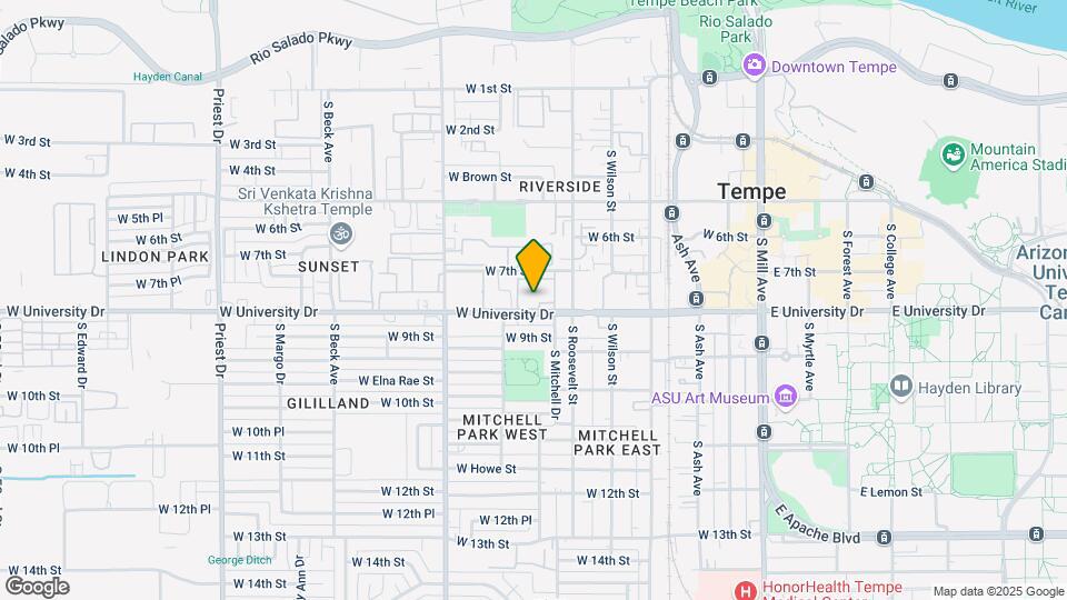 700 W University Dr, Unit 141 Map and Location Details