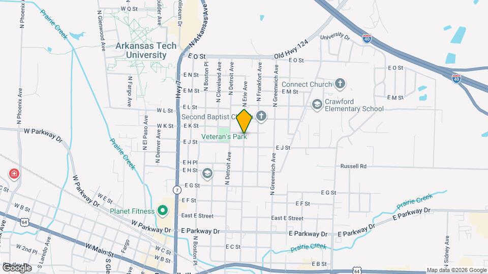 1073 N Erie Ave, Unit 1073 Map and Location Details