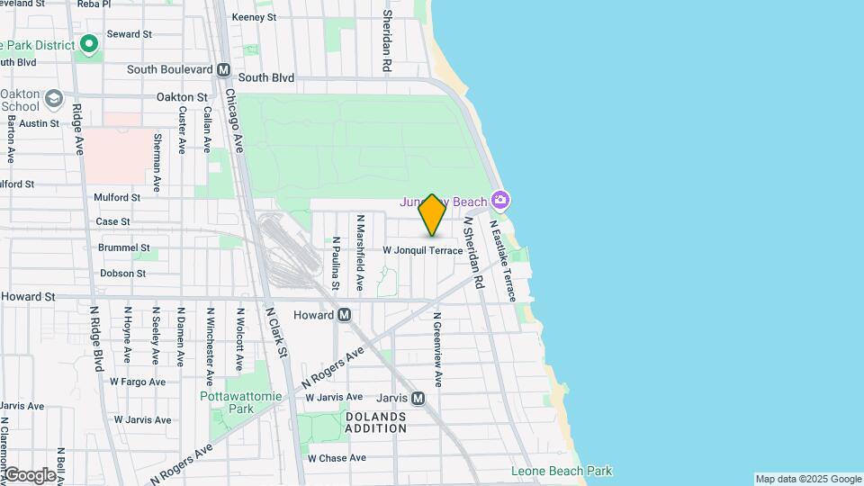1502 W Jonquil Ter, Unit Garden Map and Location Details