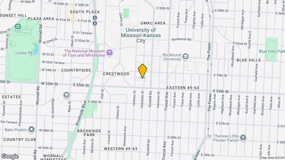 5424 Charlotte St Map and Location Details