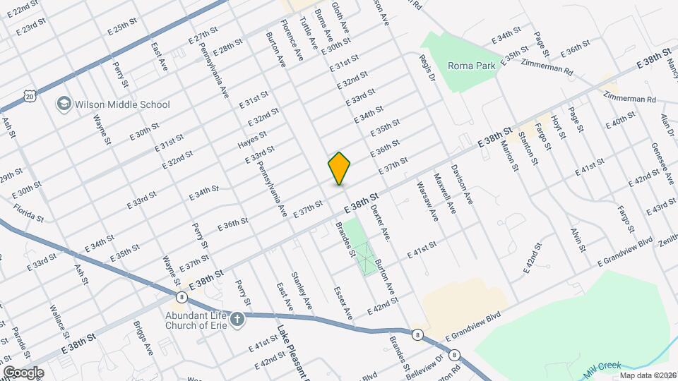 3618 Burton Ave, Unit 1 Map and Location Details