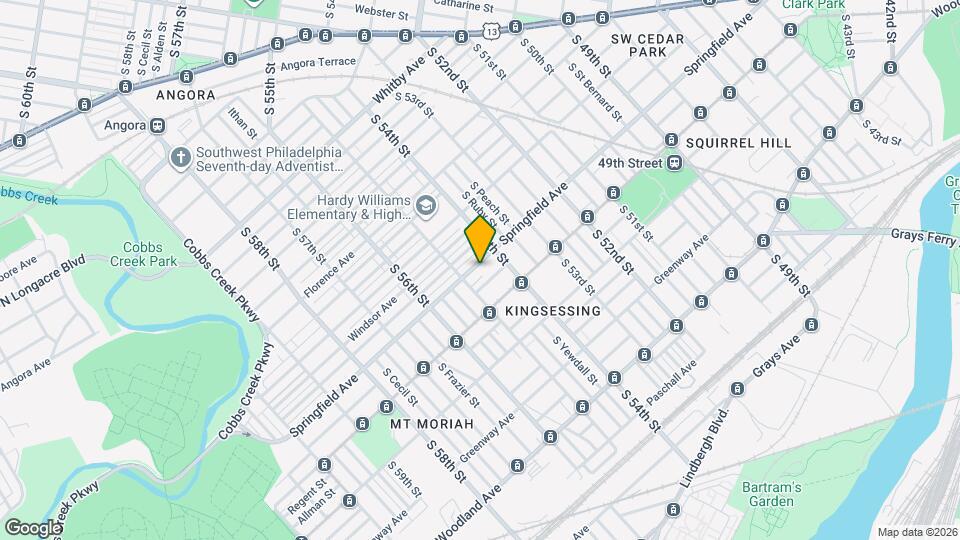 5432 Springfield Ave Map and Location Details