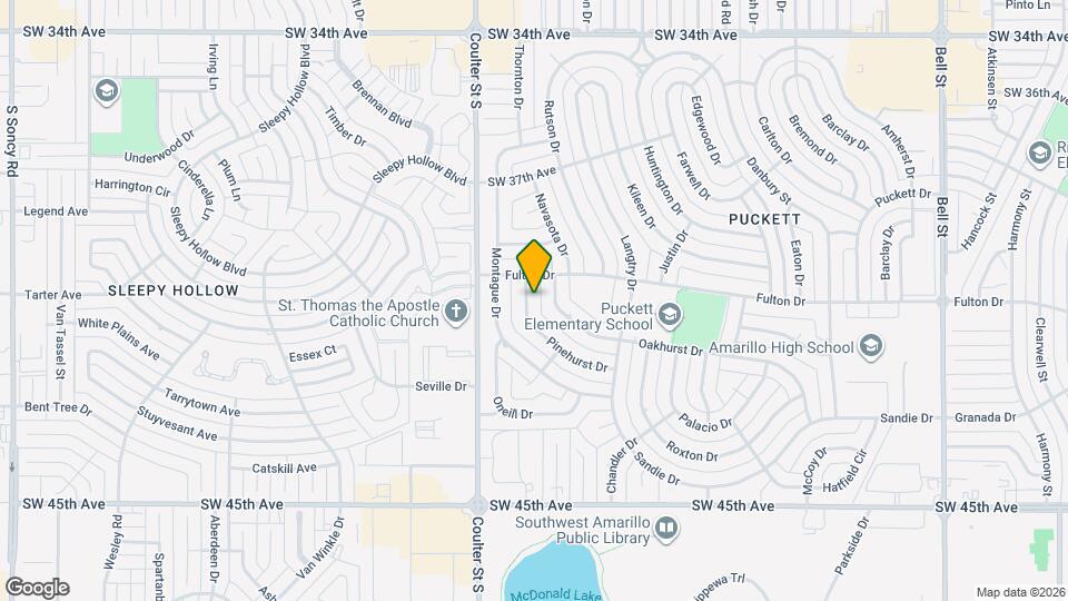 4007 Pinehurst Dr Map and Location Details