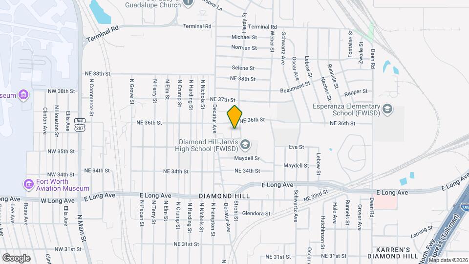 3616 Eagle Nest St Map and Location Details