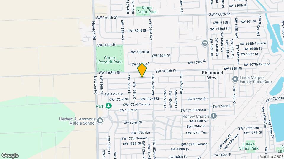 15274 SW 168th Terrace Map and Location Details