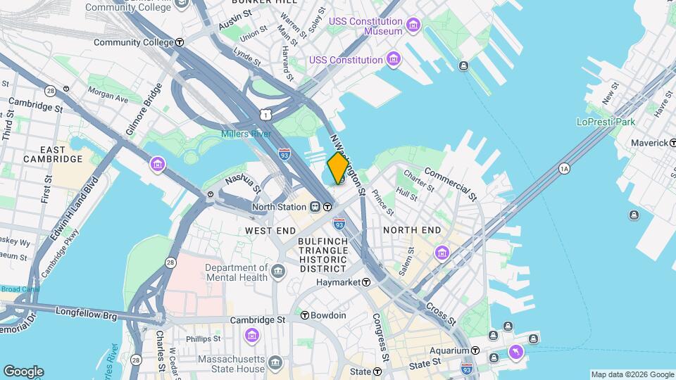 225 Causeway St, Unit 718 Map and Location Details