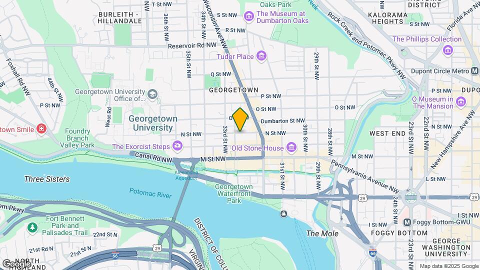 3246 N St NW, Unit 3A Map and Location Details