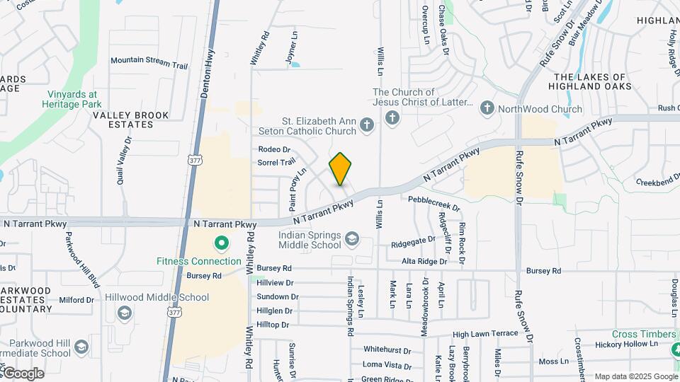 2080 Palomino Trail Map and Location Details