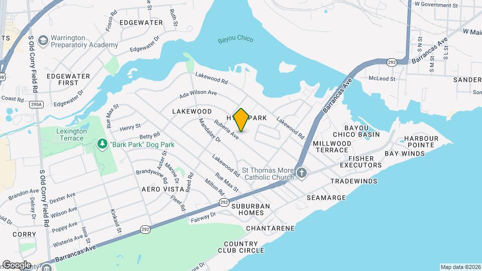 110 Ruberia Ave Map and Location Details