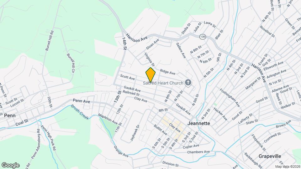 910 Scott Ave Map and Location Details