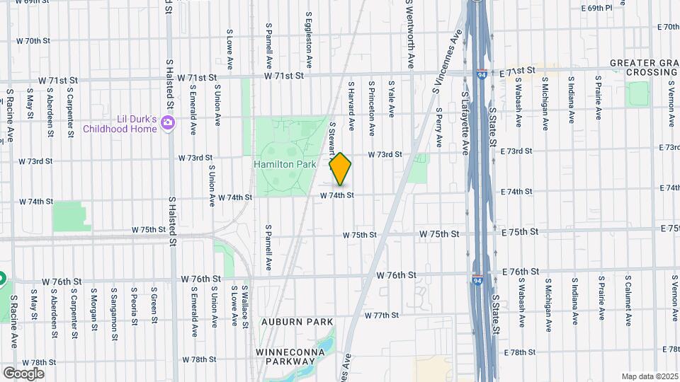 352 W 74th St Map and Location Details
