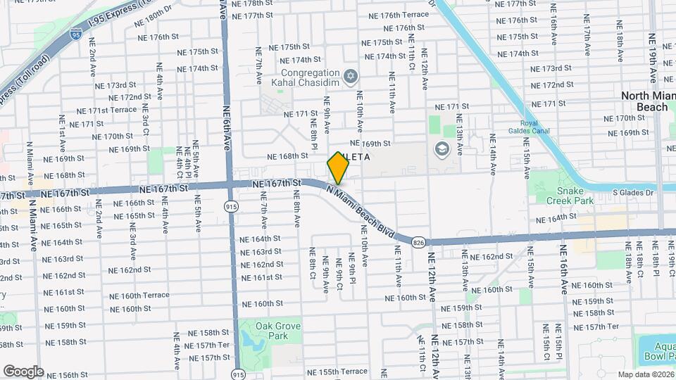 903 N Miami Beach Blvd Map and Location Details
