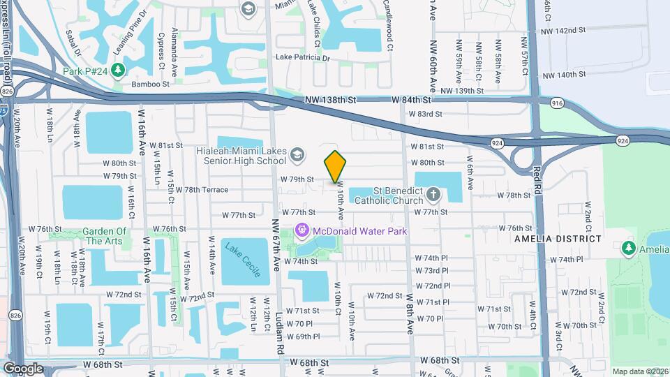 1024 W 79th St Map and Location Details