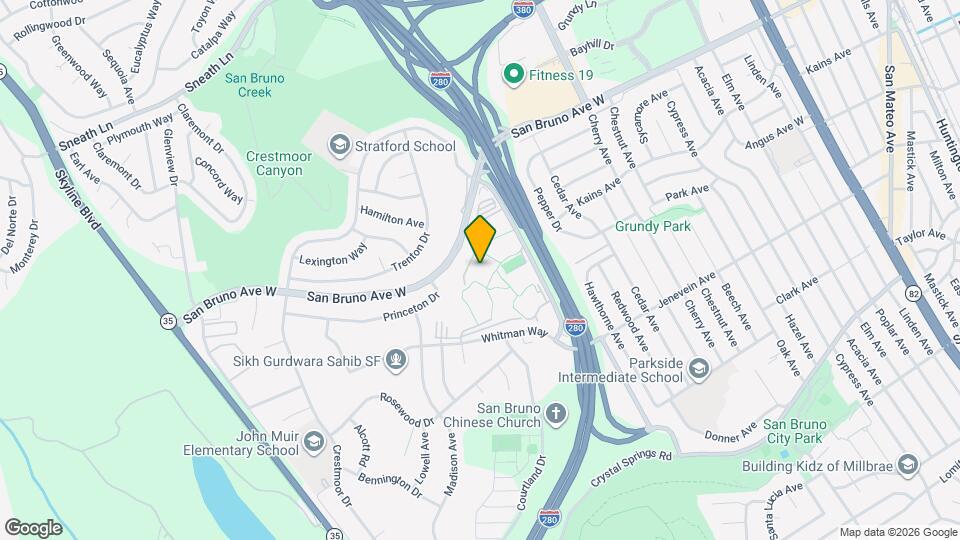 8133 Shelter Creek Ln Map and Location Details