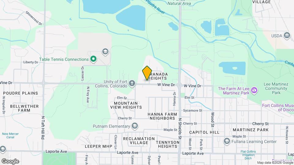 701 Aztec Dr, Unit A Mapa y Detalles de la Ubicación