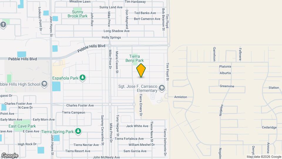 14828 Tierra Coruna Ave Map and Location Details