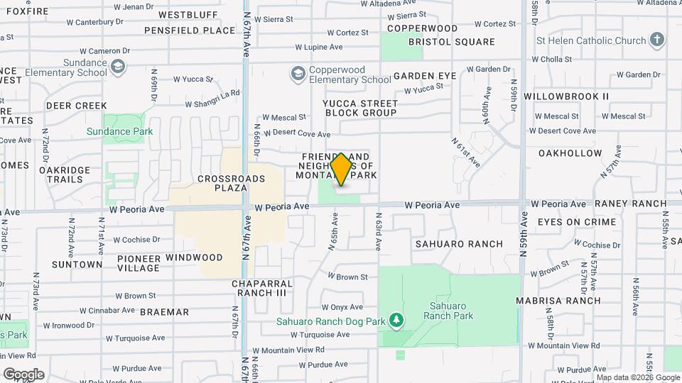 6424 W Becker Ln Map and Location Details