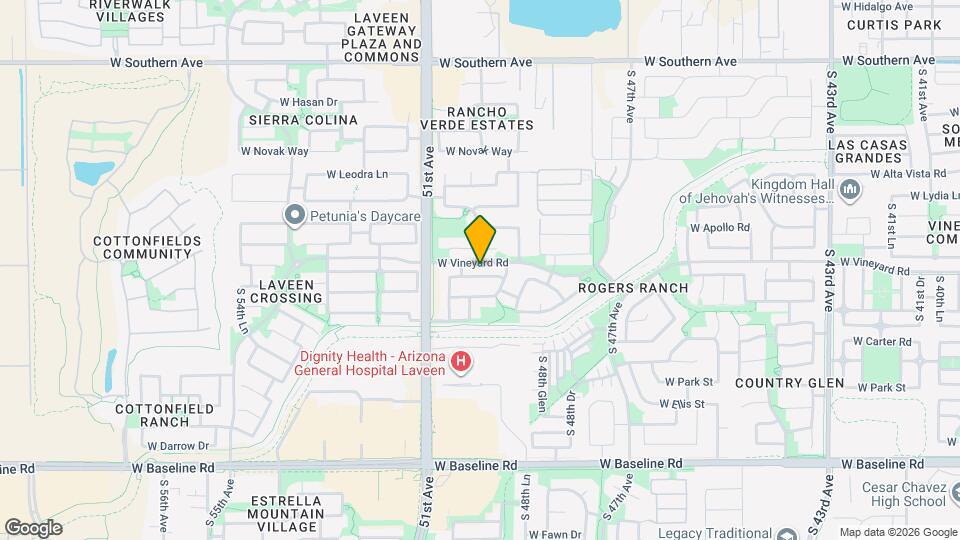 4936 W Glass Ln Map and Location Details