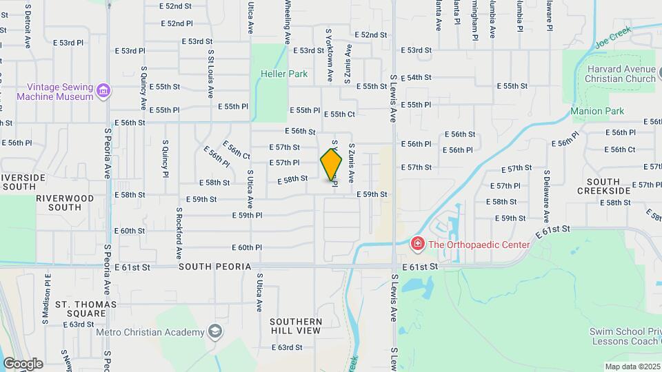 5678 S Yorktown Pl, Unit #1 Map and Location Details