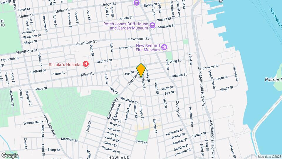 207 Grinnell St, Unit 1 Map and Location Details