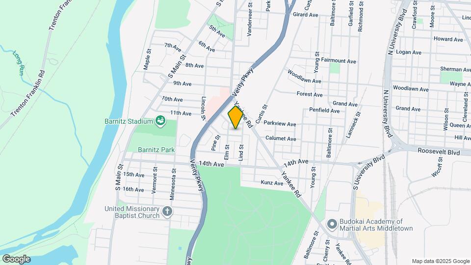 1013 Garden Ave Map and Location Details