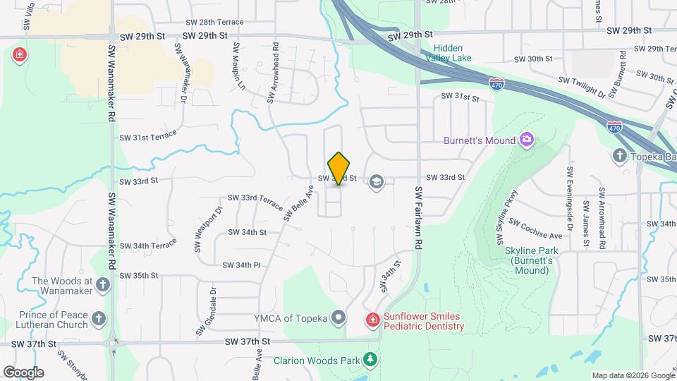 5503 SW Chapella St Map and Location Details