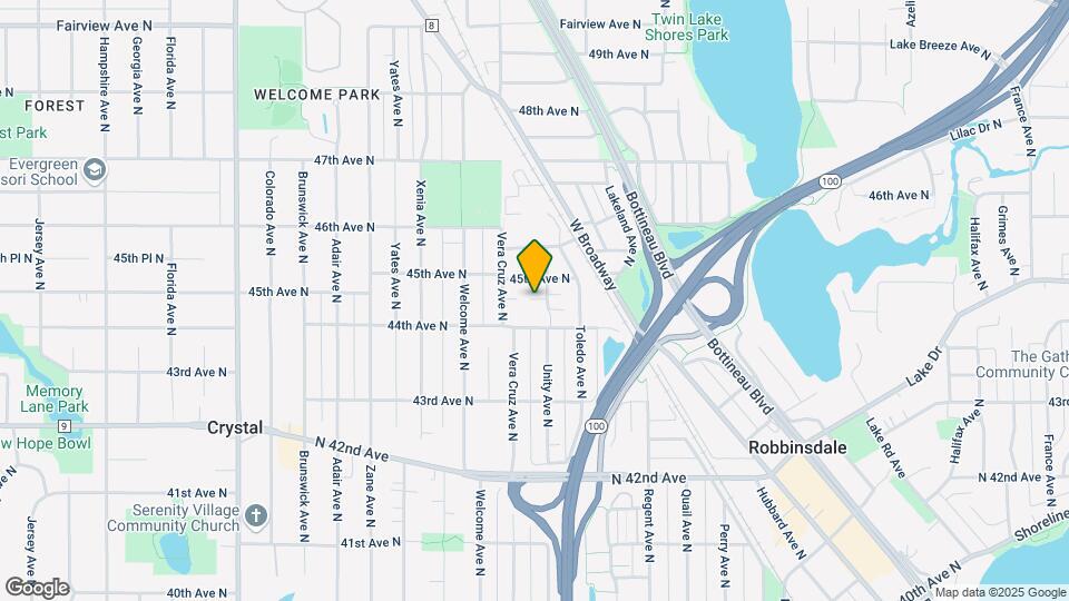 4441 Unity Avenue North, Unit 4441 Map and Location Details