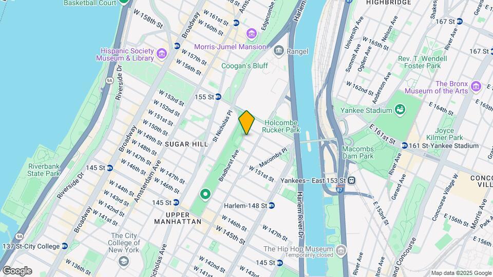 307 W 153rd St Map and Location Details