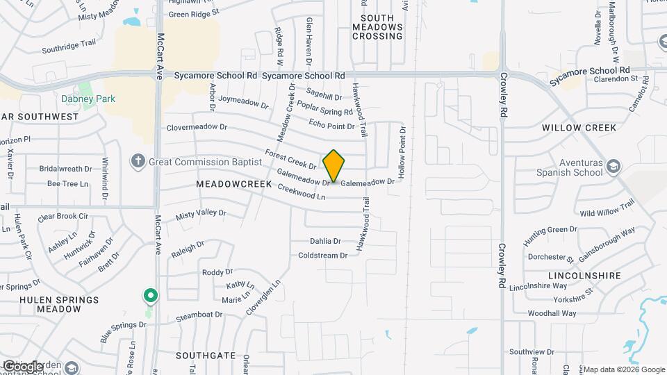 2541 Galemeadow Dr Map and Location Details