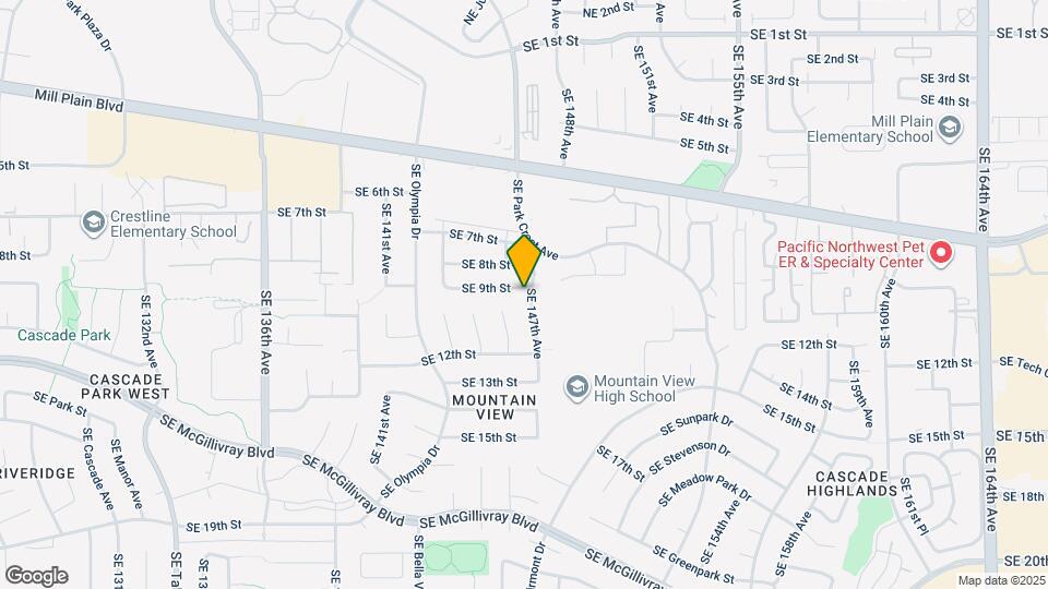 14617 SE 9th St Map and Location Details