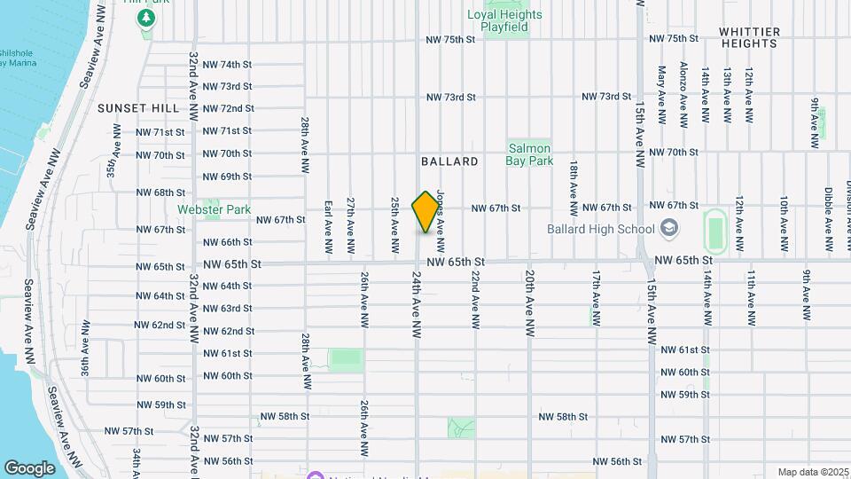 6522 24th Ave NW Map and Location Details