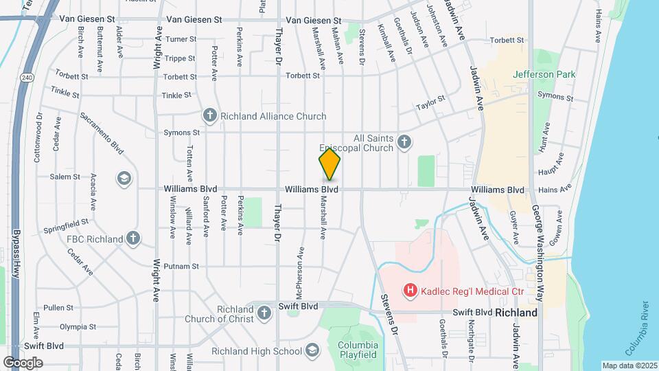 1106 Williams Blvd Map and Location Details