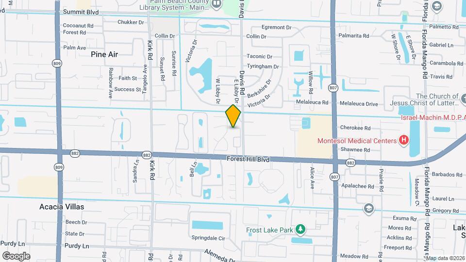 3557 Forest Hill Blvd Map and Location Details