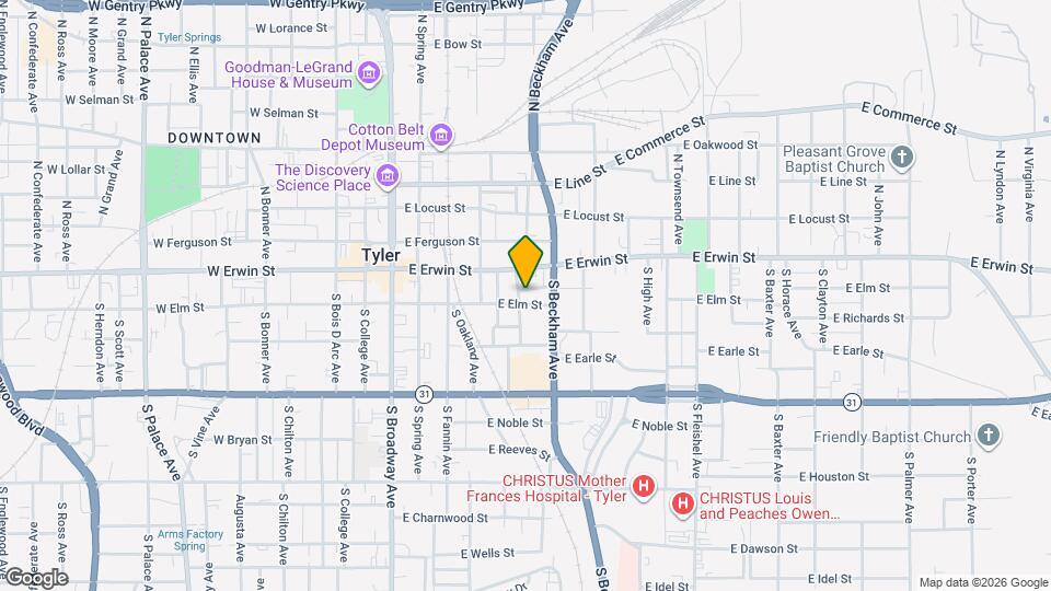 513 E Barger St Map and Location Details