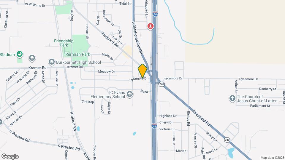 908 Sycamore Dr Mapa y Detalles de la Ubicación