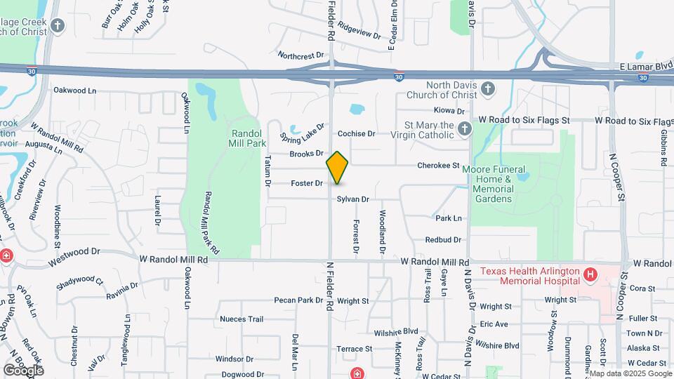 1305 N Fielder Rd Map and Location Details
