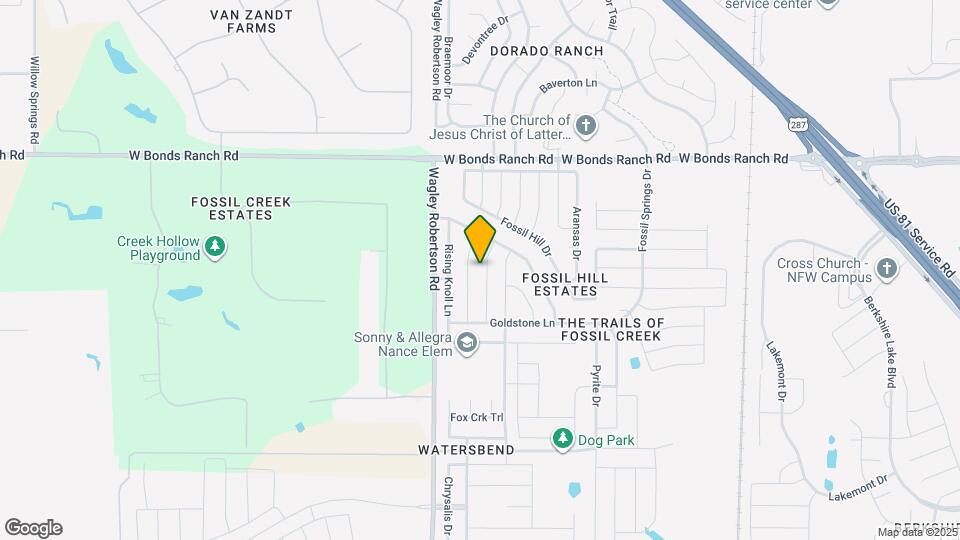 10449 Hideaway Trail Map and Location Details