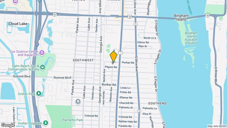5004 Webster Ave Map and Location Details