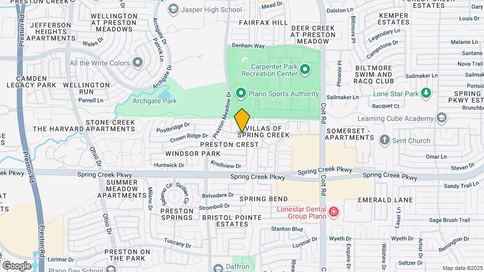 4304 Echo Bluff Dr Map and Location Details